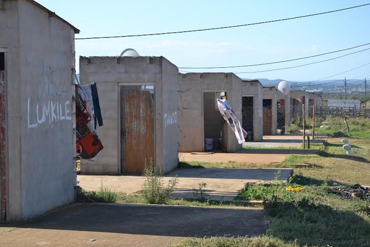 300 toilets were built on this site seven years ago. Now at last the